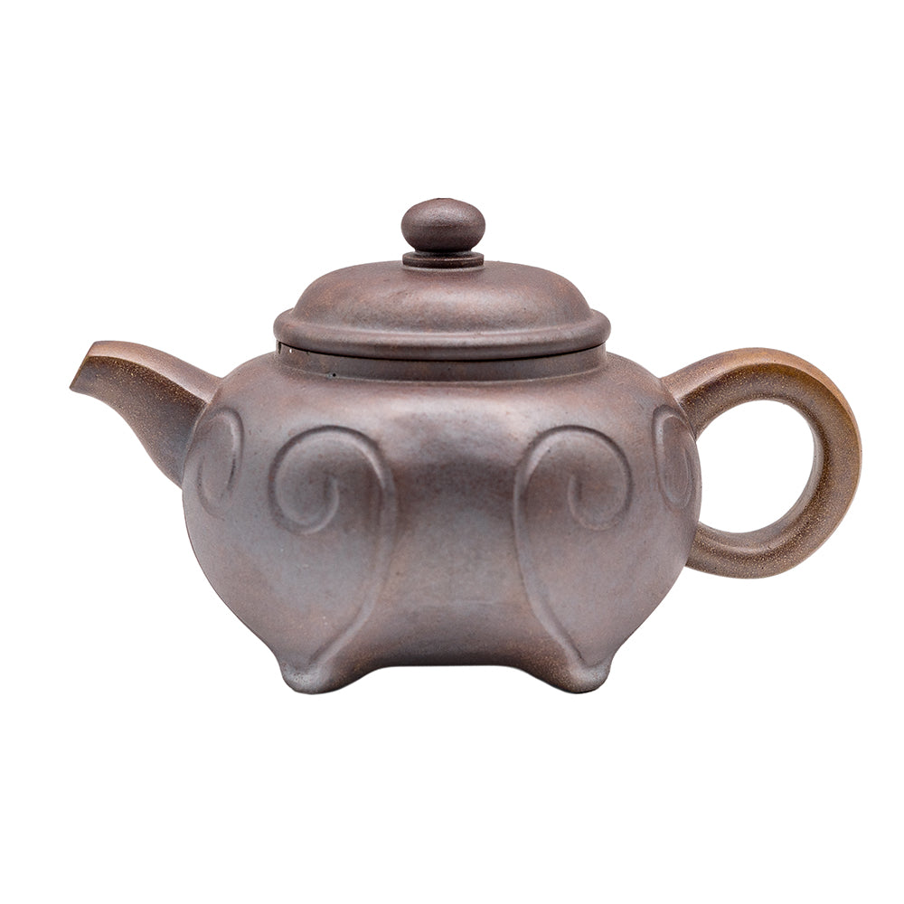 Antique Ruyi yixing clay woodfired teapot # 94869, 145 ml