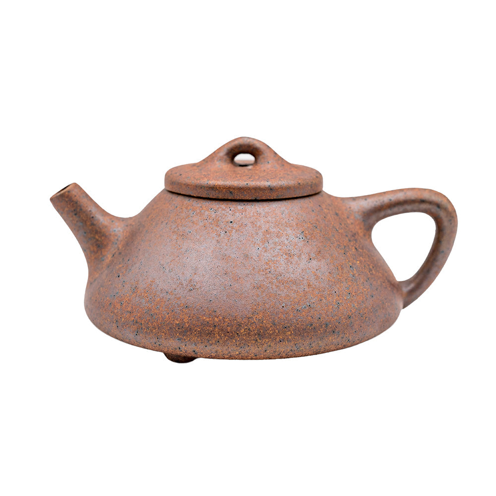 Tetera de fang cuita amb llenya Yixing "Cullerot de pedra cinabri" #94884