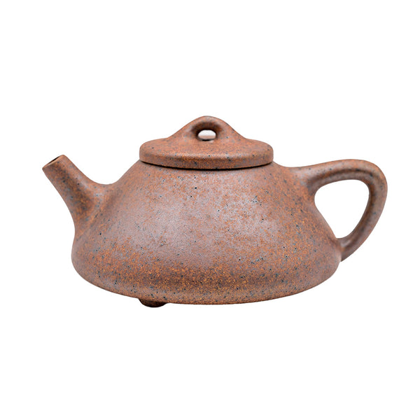 Tetera de fang cuita amb llenya Yixing "Cullerot de pedra cinabri" #94884