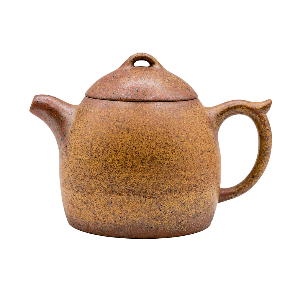 Pale Yellow Qin Quan yixing clay woodfired teapot # 94895, 190 ml