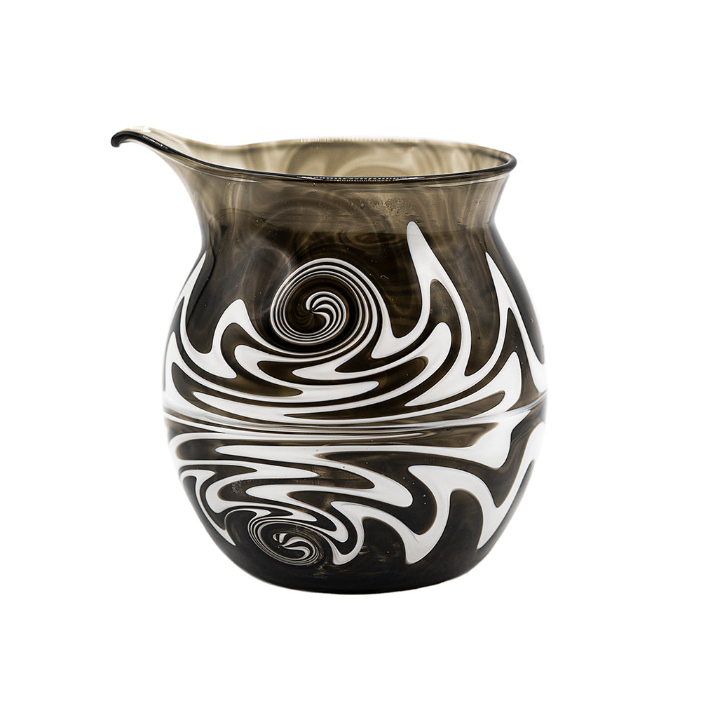 Floral Pattern Black Gongdaobei, pitcher # 94949