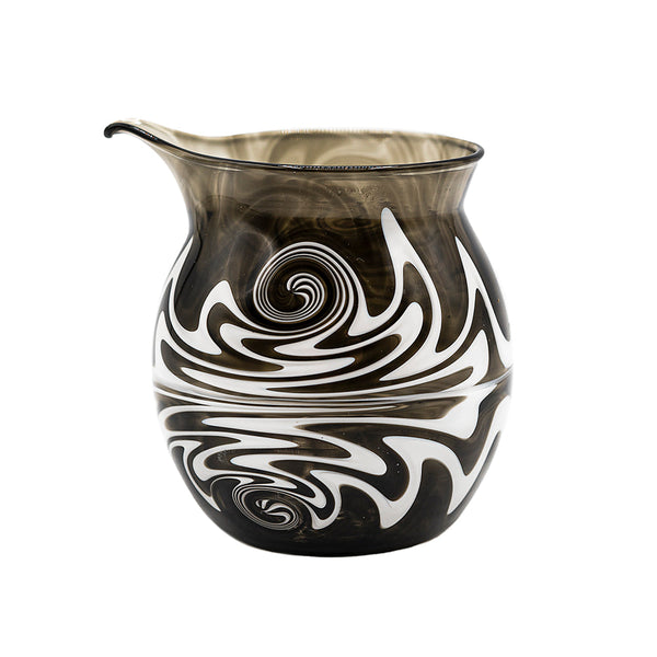 Floral Pattern Black Gongdaobei, pitcher # 94949