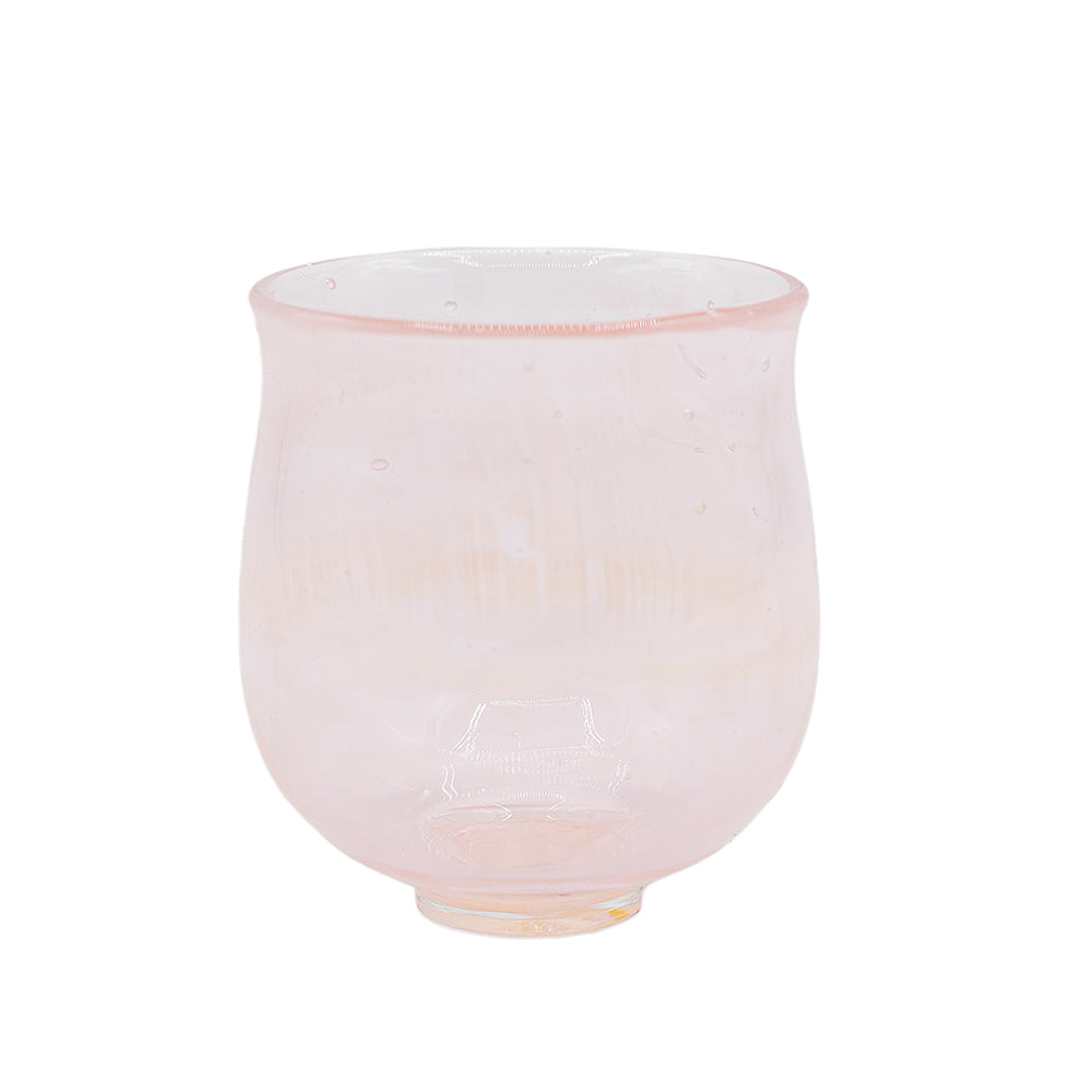 Delicate Light Pink Glass Cup # 94951