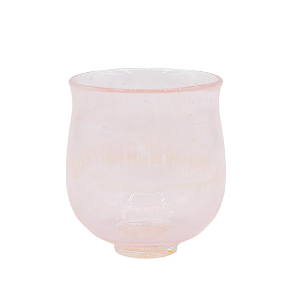 Delicate Light Pink Glass Cup # 94951