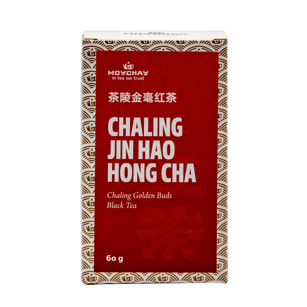 Té negro Chaling Golden Buds (Chaling Jin Hao Hong Cha), té chino del condado de Chaling, provincia de Hunan (té rojo), 60 g / 7 g