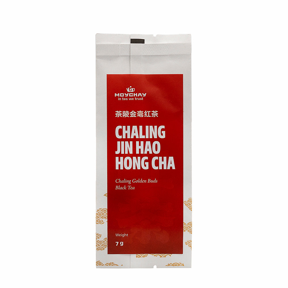 Té negro Chaling Golden Buds (Chaling Jin Hao Hong Cha), té chino del condado de Chaling, provincia de Hunan (té rojo), 60 g / 7 g