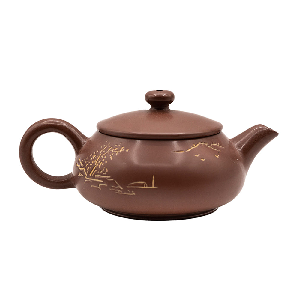 Nixing tao Clay Small Ming Lu Teapot # 94527, 80 ml