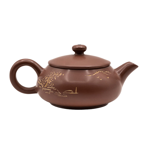 Nixing tao Clay Small Ming Lu Teapot # 94527, 80 ml