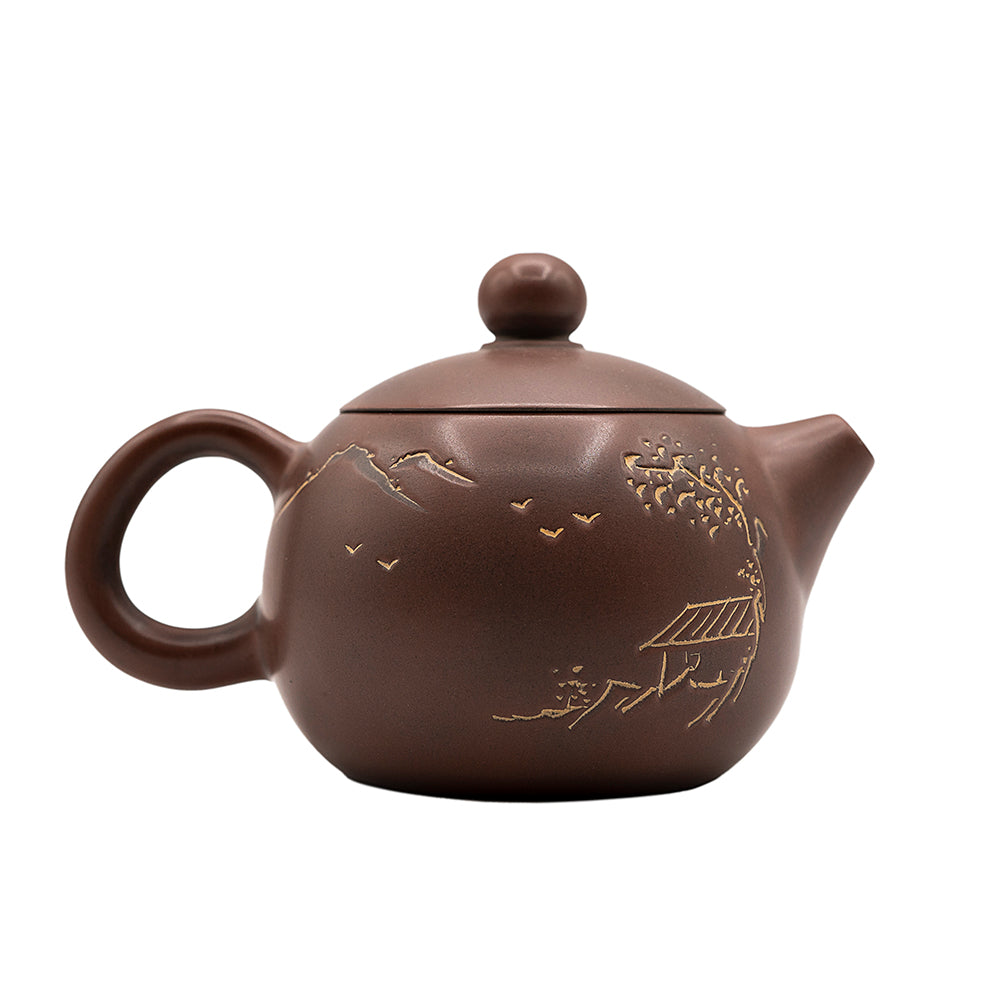 Nixing Tao  Clay Small Xi Shi Teapot # 94529, 75 ml
