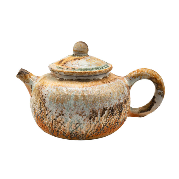 Woodfired Dehua Teapot with Ash Glaze # 95013, 200 ml