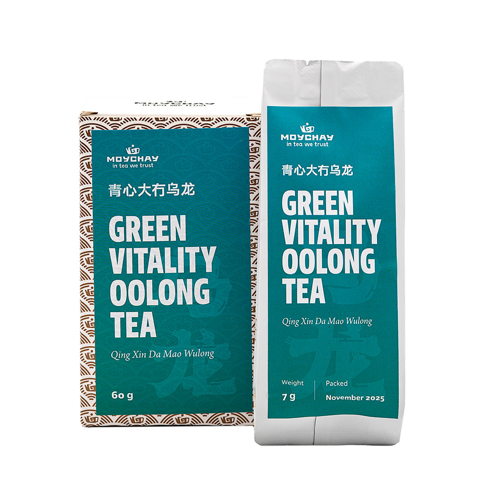 Té Oolong de vitalidad verde (Qing Xin Da Mao Wulong)