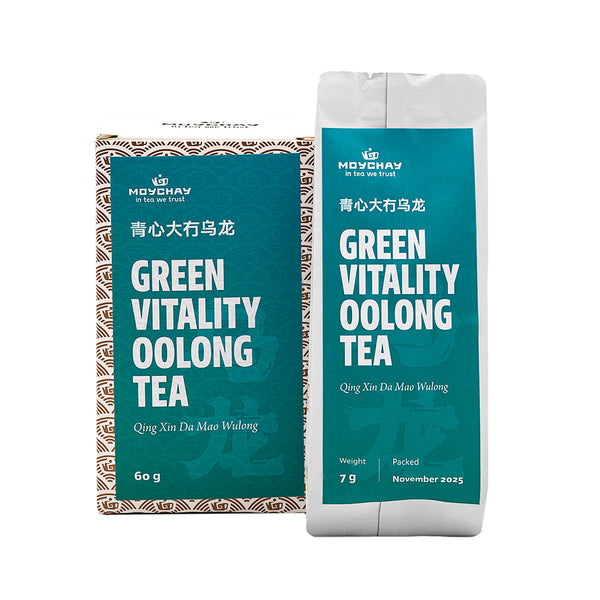 Té Oolong de vitalidad verde (Qing Xin Da Mao Wulong)