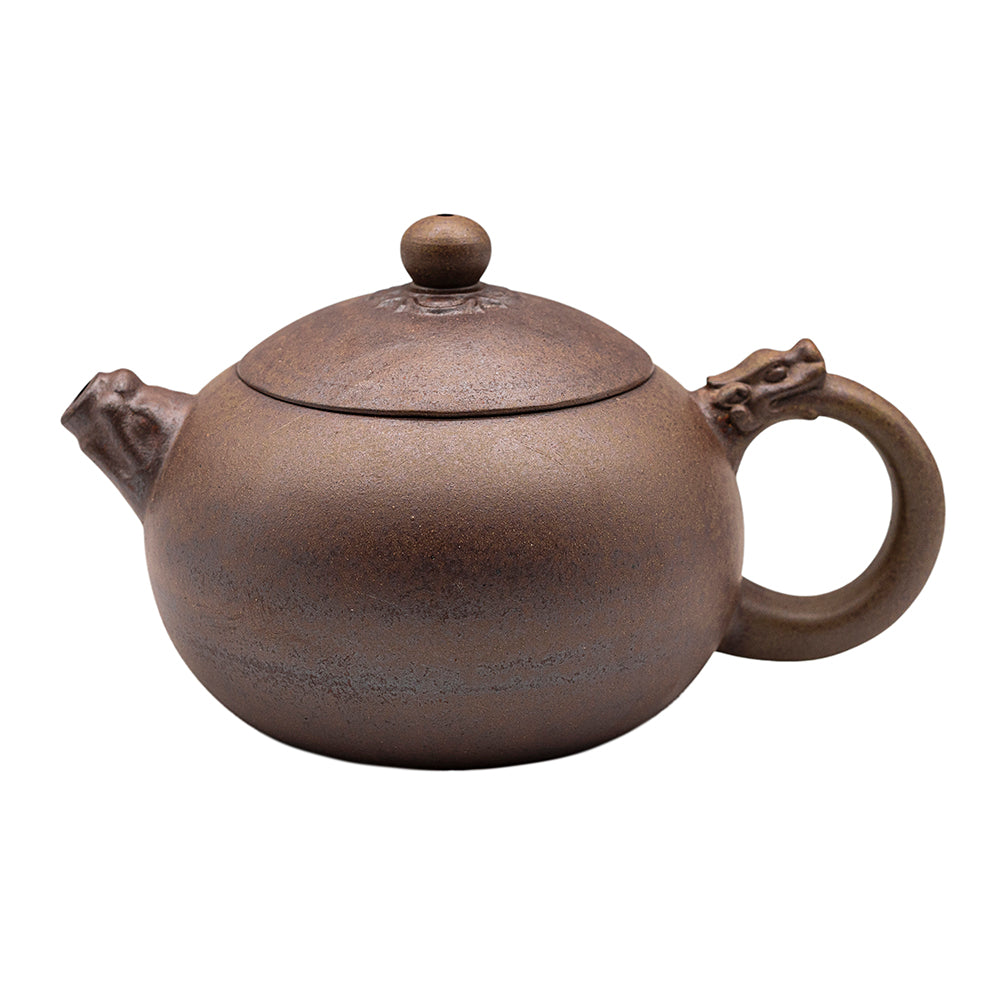 Tetera de fang Yixing de flor de pruner Xishi cremada amb llenya # 95615