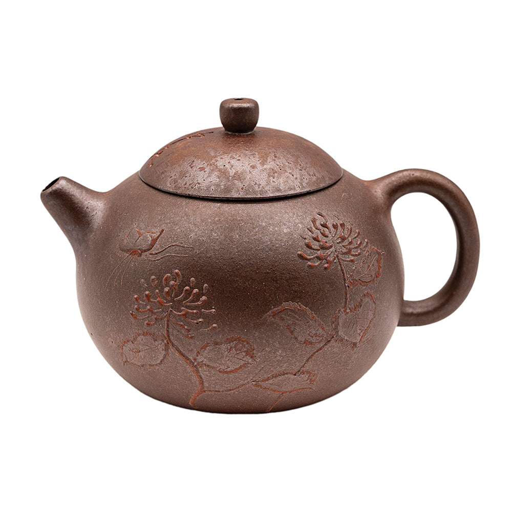 Peony Little Xi Shi yixing clay woodfired teapot # 95621