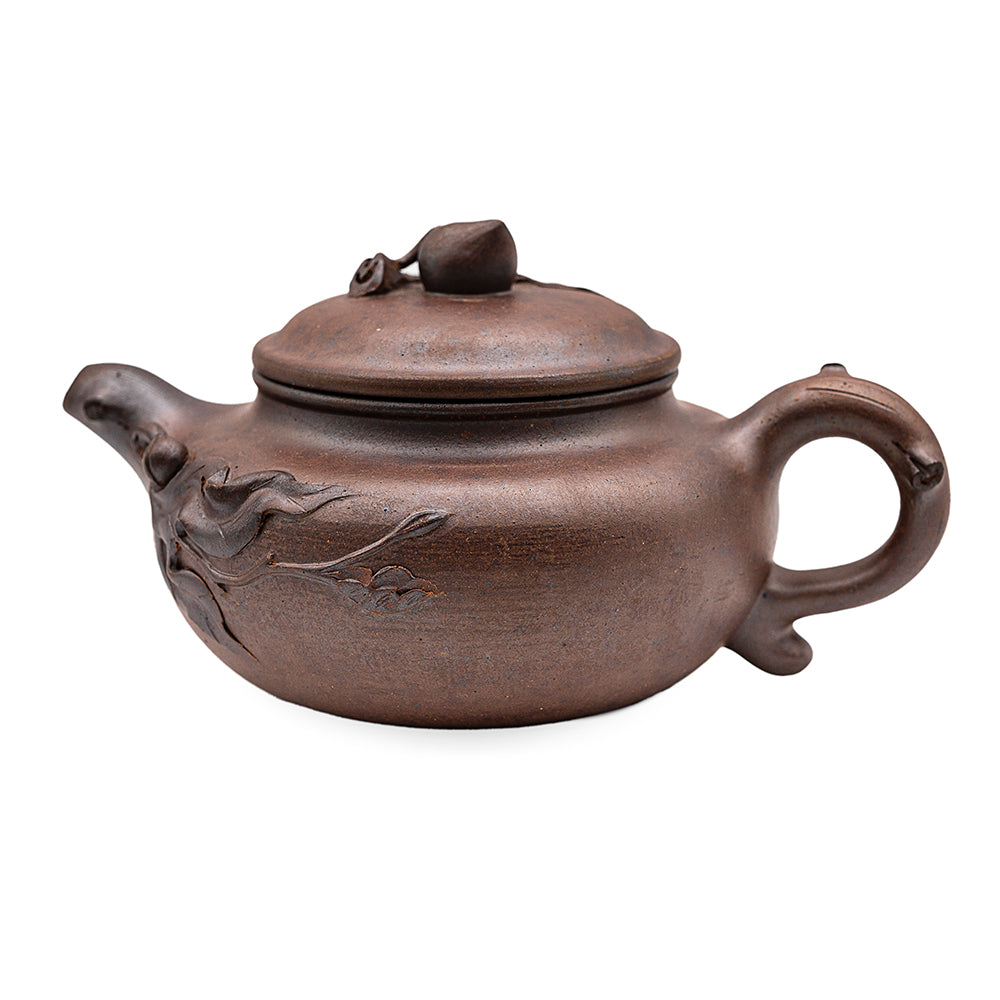 Immortal Peach yixing clay woodfired teapot # 94846