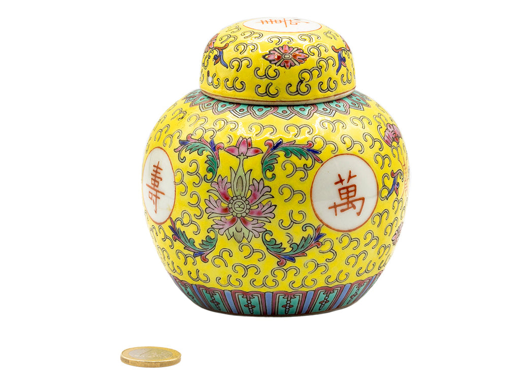 Tea caddy, China, handpainted, mid XX century #93064