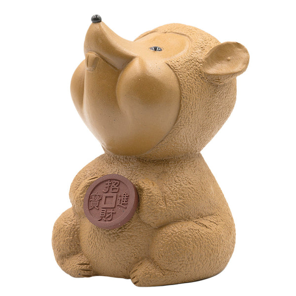 Rata de la suerte con la moneda Teapet # 91058