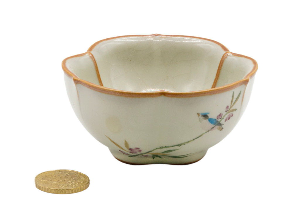 Hand-Painted Floral Teacup # 934784
