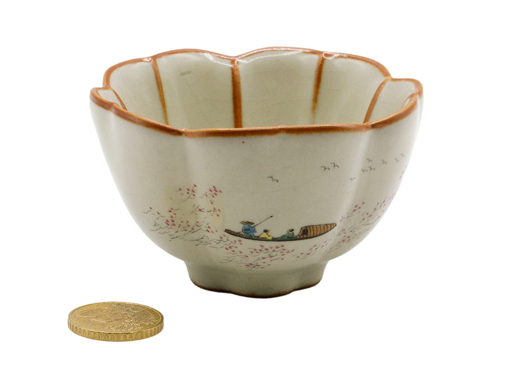 Hand-Painted Floral Teacup # 934785
