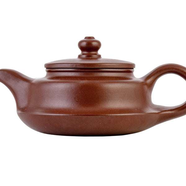 Curved Pot (Qu Xi) Yixing Zhuni Clay Teapot # 94127