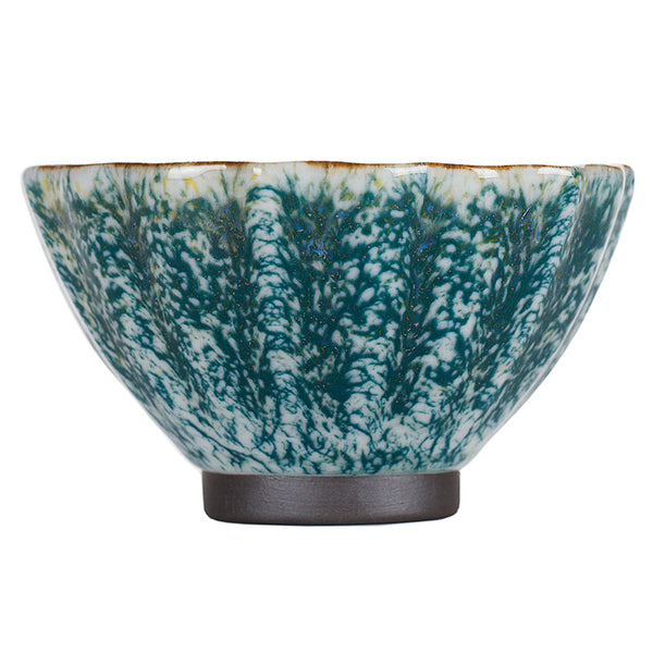 Copa de flors acampanada de color verd paó # 94482