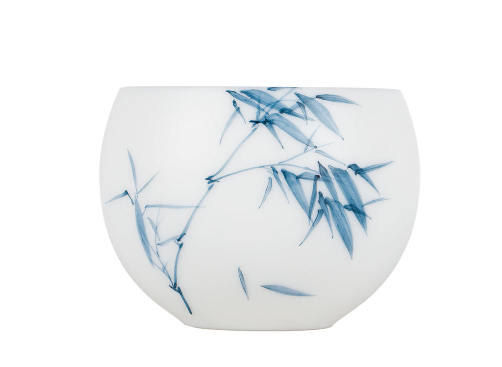 Tassa de bambú de porcellana de jade blanc # 94496