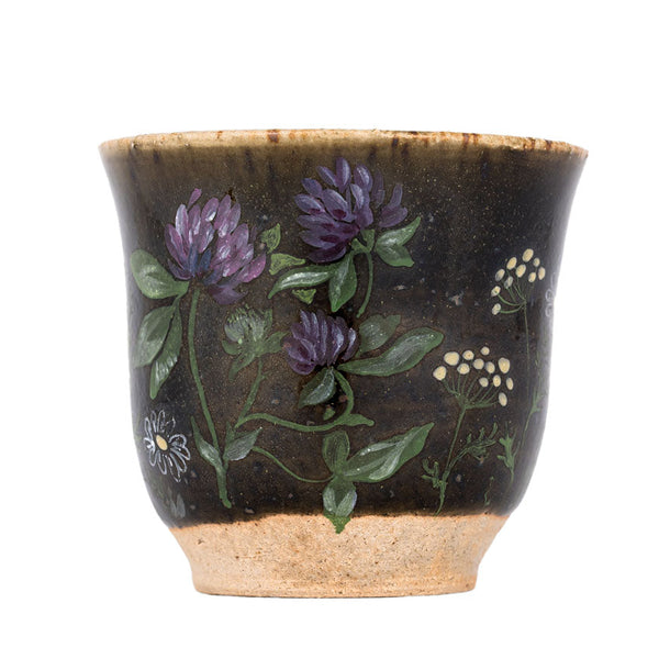 Copa # 29785, cocció de llenya/ceràmica/pintura a mà, 90 ml.