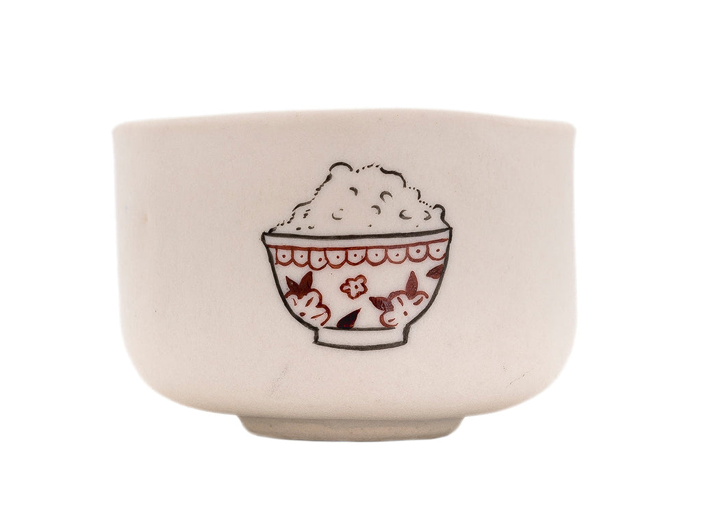 Cup Moychay 'A cup of rice' # 43904, ceramic/hand painting, 55 ml.