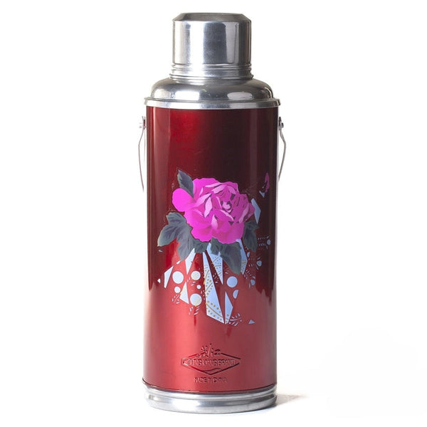 Thermos Chinese classical # 10339, metal case with glass bulb, 1900 ml.