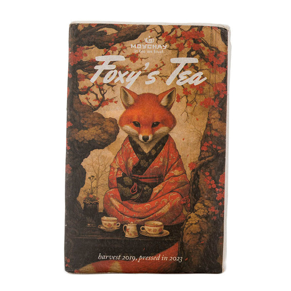 Te Foxy Shu Puer, Moychay (collita 2019, premsat el 2023) 250 g